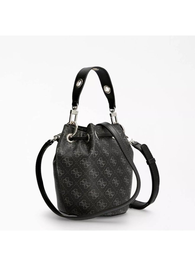 Guess Washington Mini Handbag – Black & Gray, Stylish Everyday Design - Image 2